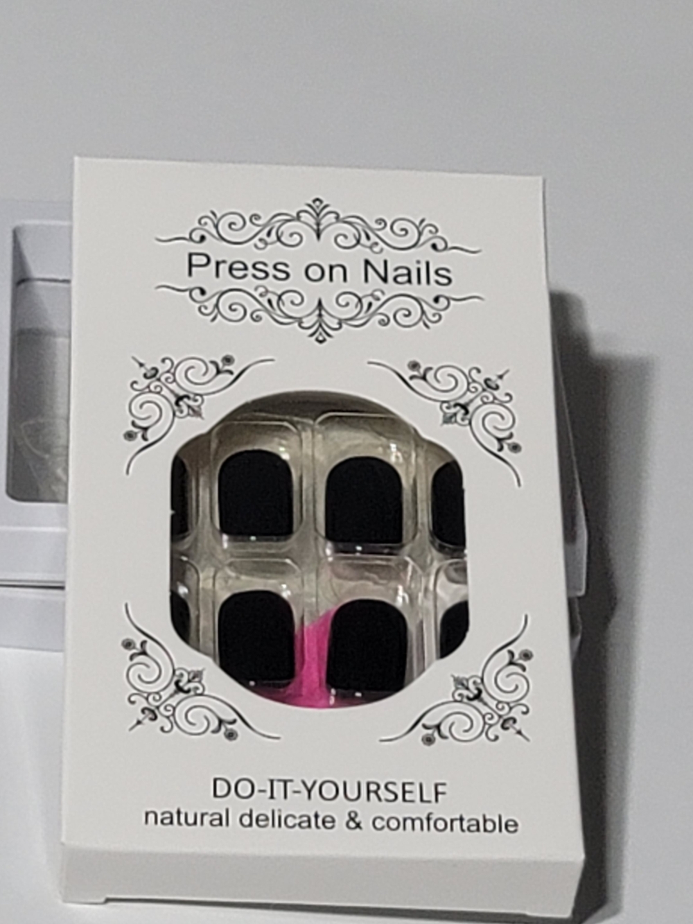 โค๏ธโ๐ฅ6/$15โค๏ธโ๐ฅPress on Nails Black False Nail Set